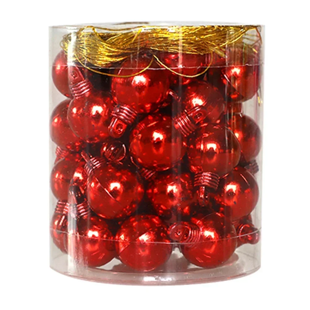 Glitter Ornaments Baubles Different Color Options Lightweight Shatterproof Performance Great For Multiple Festivals