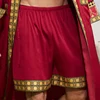 Ensemble pyjama long pour homme, peignoir style baroque, short kimono, vêtements de nuit printemps-été, vêtements d'intérieur en satin