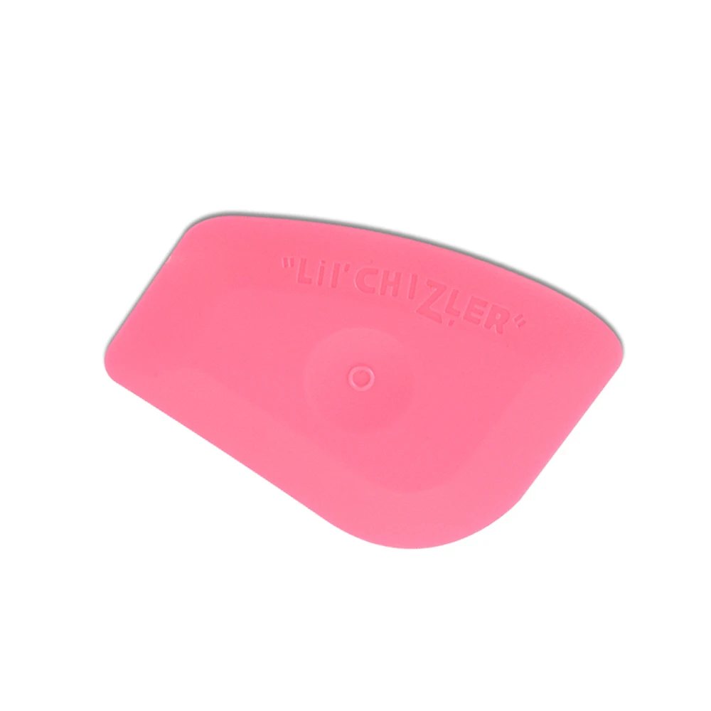 Car Vinyl Film Wrapping tools 1 PCS 7.5*3cm Soft Pink Scraper Squeegee Edge Processing Bubble Remove Wiper Tools Car Accessories