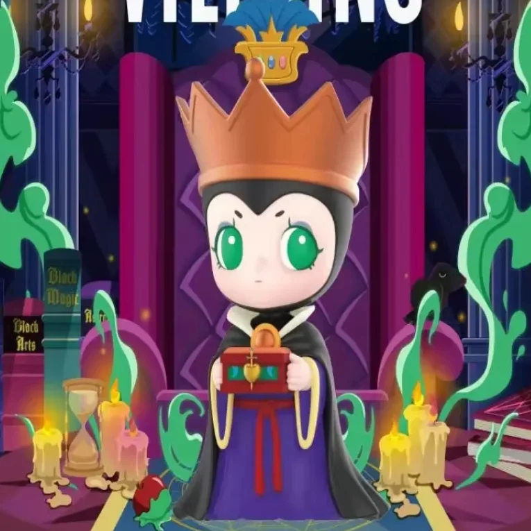 البوب مارت ديزني الشرير سلسلة صندوق أعمى اللعب Kawaii أنيمي عمل الشكل مفاجأة صندوق غامض الدمى هدية