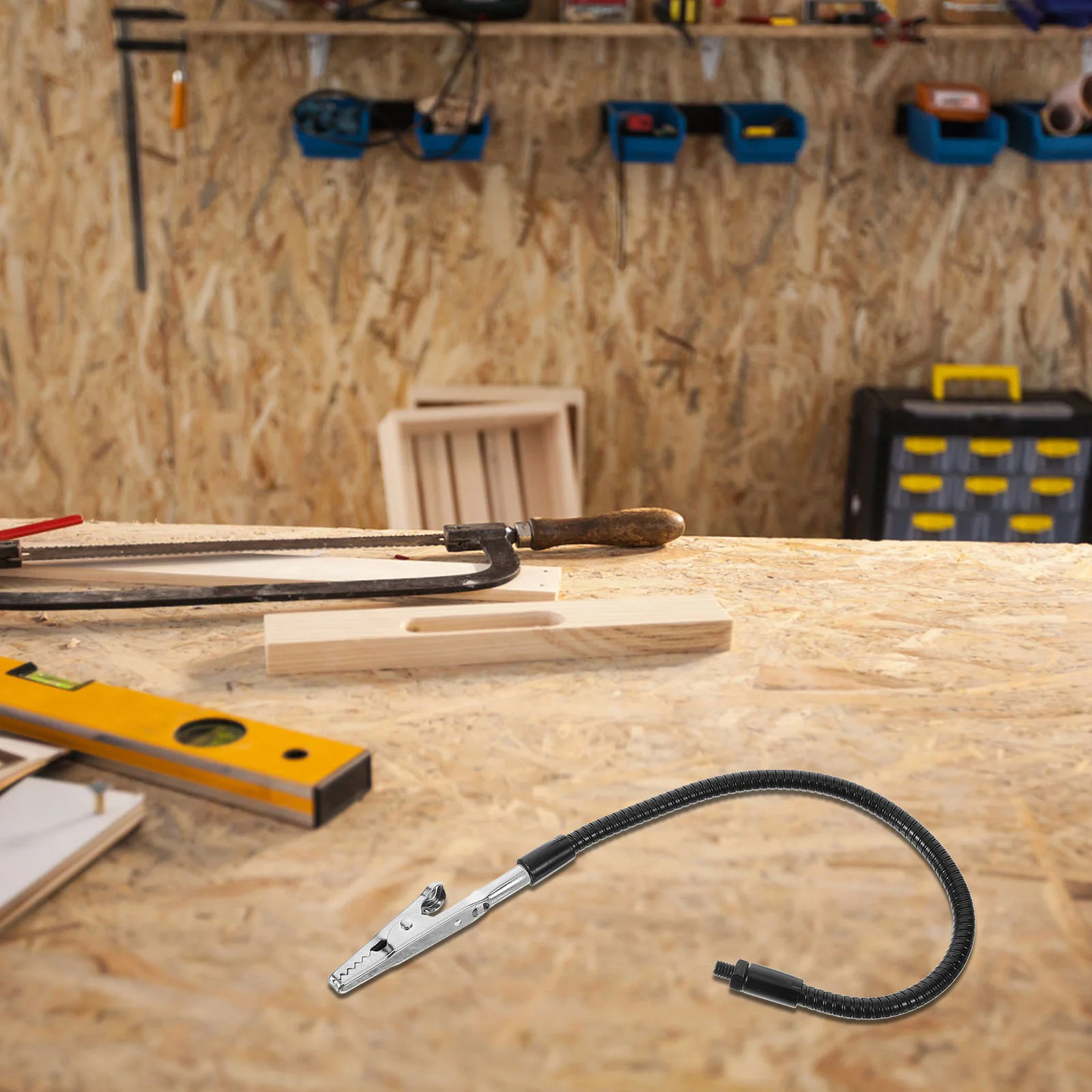 Cliptang Reparatiehulpmiddel DIY Alligator Klemmen Clips Suite voor foto's Zwarte metaaldraad