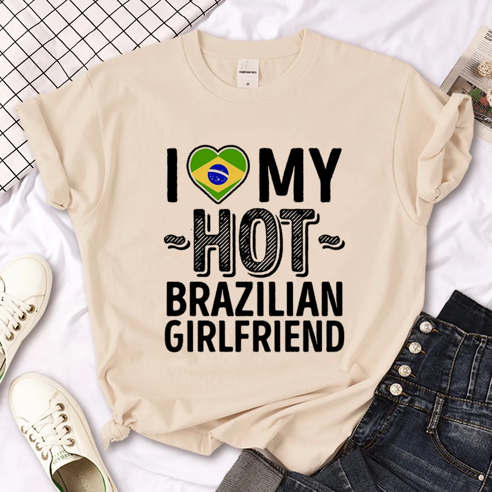 Brazil tshirt women manga t-shirts female Japanese y2k harajuku clothing