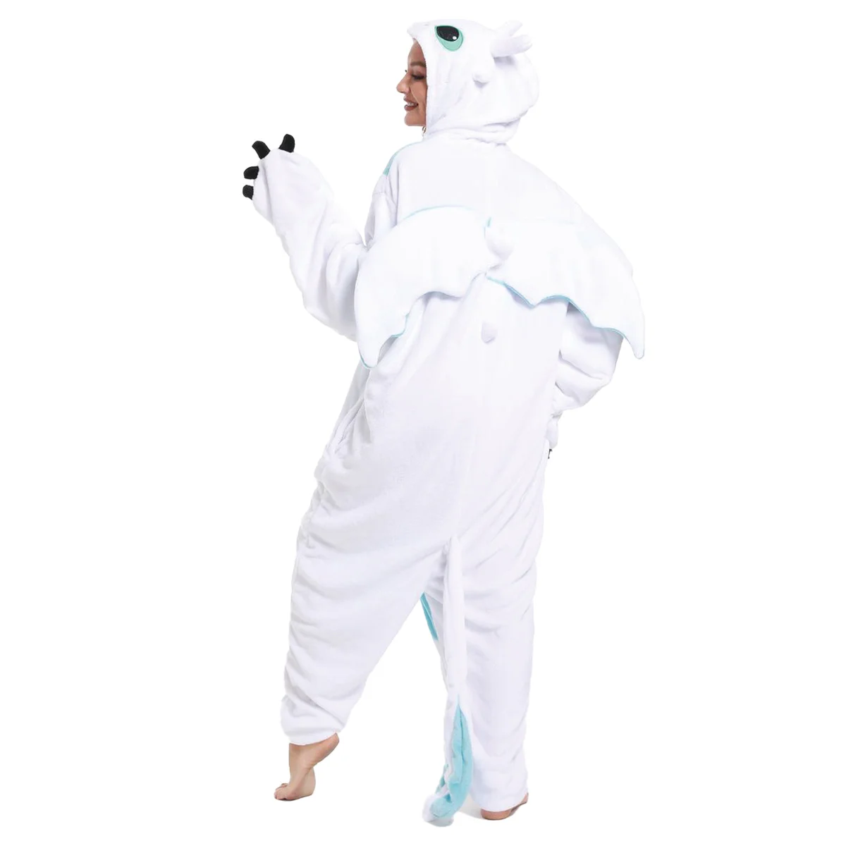 Kigurumi-Pijama de dibujos animados para hombres y mujeres adultos, ropa de dormir de animales, cómo entrenar tu Pijama sin dientes, disfraz de Cosplay de dragón