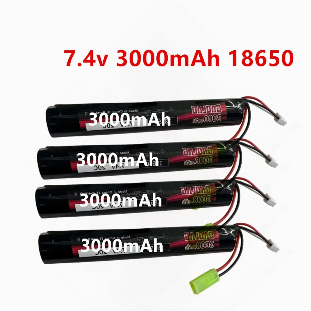 Rc Hobby Hub - Batterie Li-ion 7.4V 3000mAh 18650 pour
