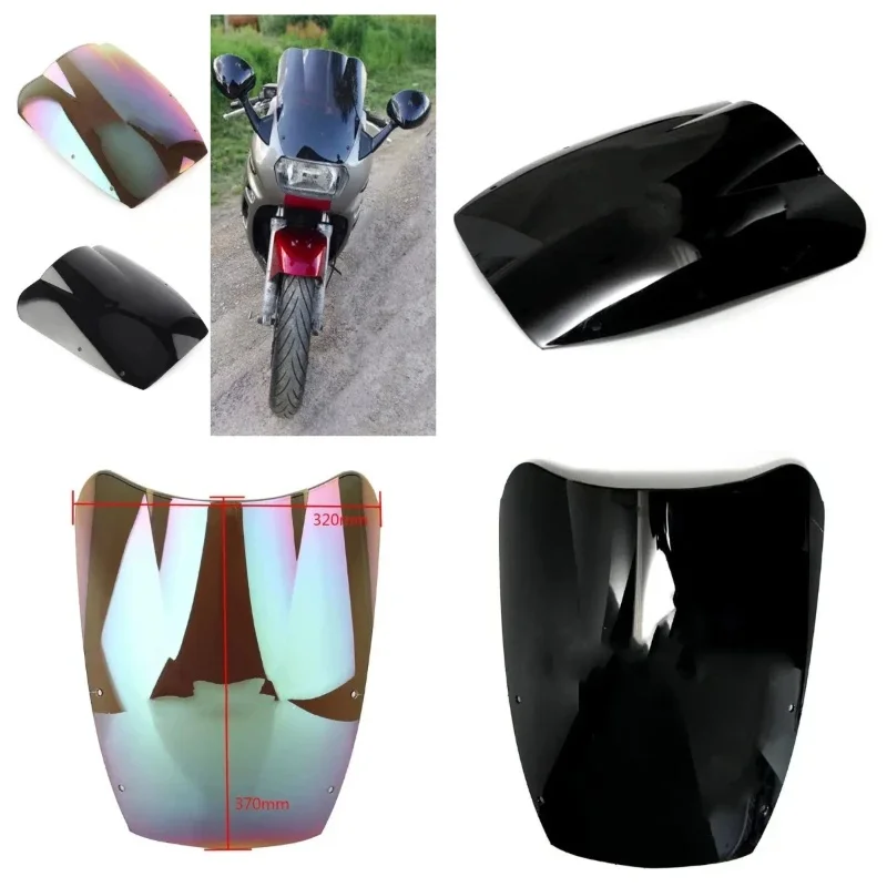 For Suzuki Katana 600 750 F GSX600F GSX750F GSX 600F 750F 1987-1997 Windscreen Double Bubble Windshield Screen Wind Deflectors