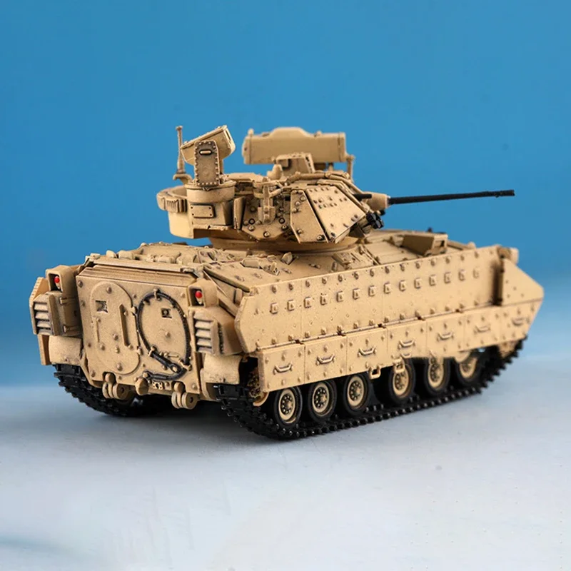 American M2A3 Bradley Infantry Fighting Vehicle 63075 Bradley Desert 1/72 Scale Finished Military Model Collection Ornament