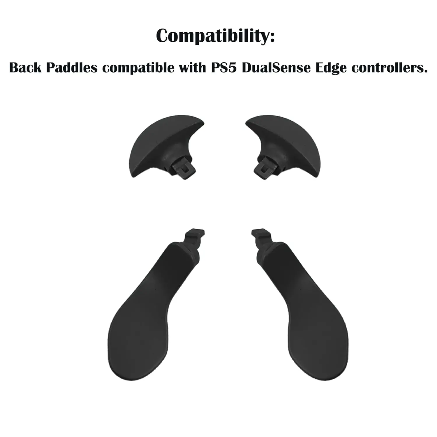 4 pièces de palettes arrière de contrôleur de bord pour contrôleur de bord PS5 DualSense, remplacement de palettes Compatible avec le contrôleur de bord PS5