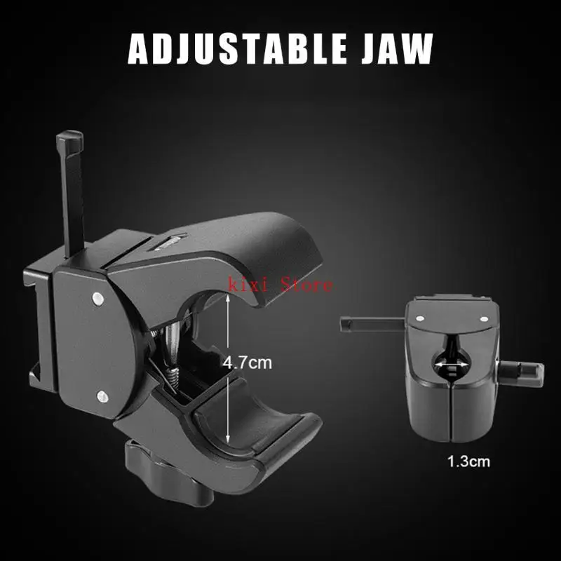 ترقيات حامل البطارية من الألومنيوم الخامس مع فكي قابلة للتعديل تنوع لوحة البطارية #4