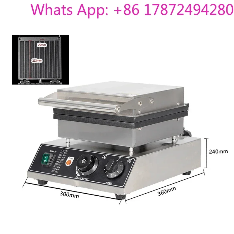 Commercial CE approved churros bakery equipment commercial waffle maker spanish churros waffle cone machines waffle iron plate