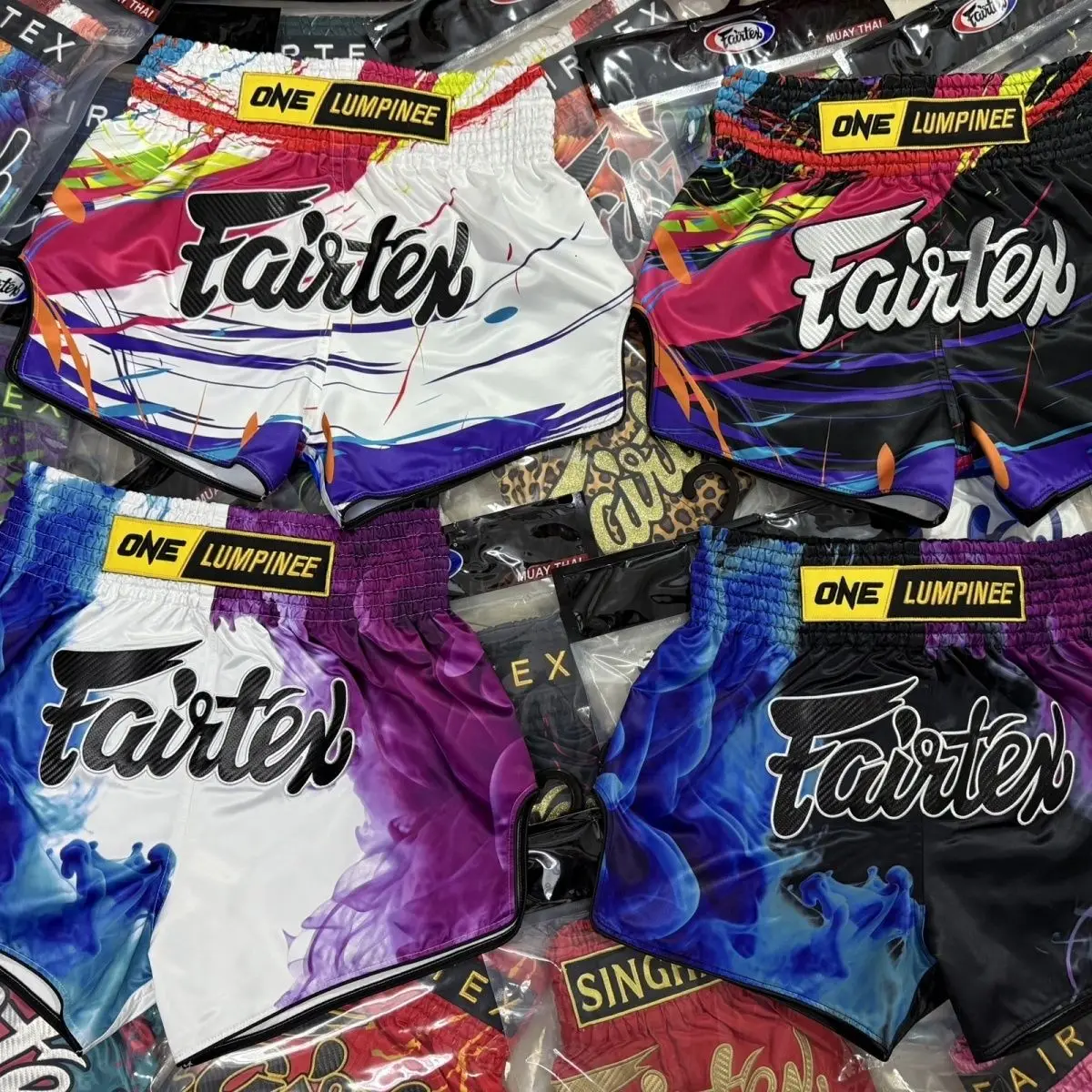 Couple's Limited Edition MMA Limited Edition ONE Championship Muay Thai Shorts Unisex Boxing Training Shorts Sanda Combat Sports
