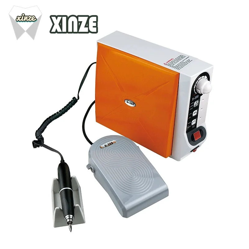 

Стоматологический бесщеточный микромотор, 60000 об/мин, наконечник для стоматологической лаборатории, управление микромотором, высокоскоростное оранжевое колено