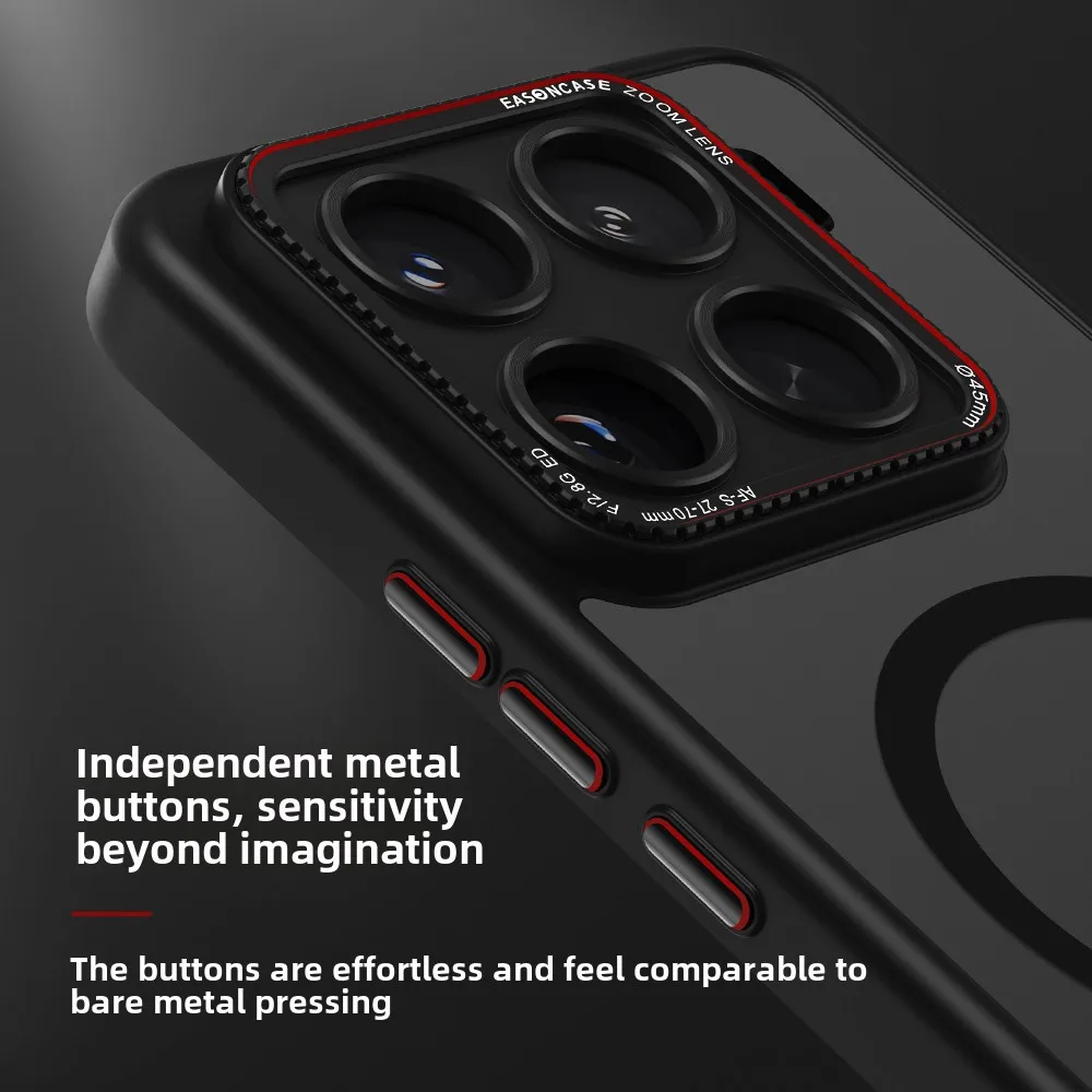 Dla XiaoMi 15 Ultra Pro 14 Etui Magsafe Przyjazny dla skóry Matowy silikonowy zderzak Magnetyczna osłona aparatu do bezprzewodowego ładowania — zdjęcie produktu 5