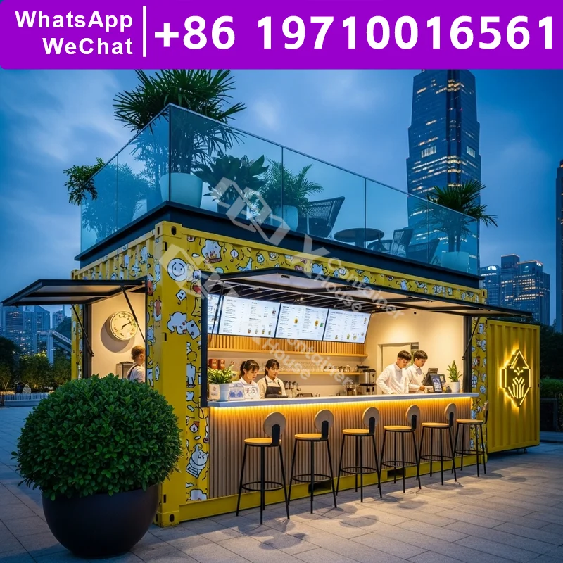 

Easy To Modify Comply Law Economic 40ft Container House Container Home Catering Hotel New Double Wide Mobile Homes For Sale