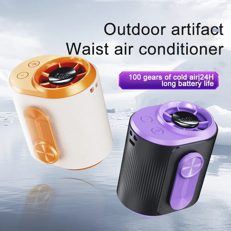 

Новый поясной вентилятор с зажимом для талии Портативный мини-подвесной вентилятор для шеи USB Перезаряжаемый вентилятор Маленький уличный поясной вентилятор для кемпинга со светодиодной подсветкой Power Bank