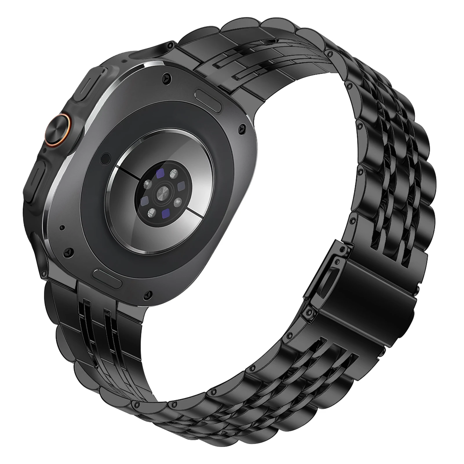 삼성 갤럭시 시계 울트라 스트랩 47mm 액세서리에 대한 스테인레스 스틸 스트랩 금속 팔찌 벨트 correa 갤럭시 시계 7 울트라 밴드