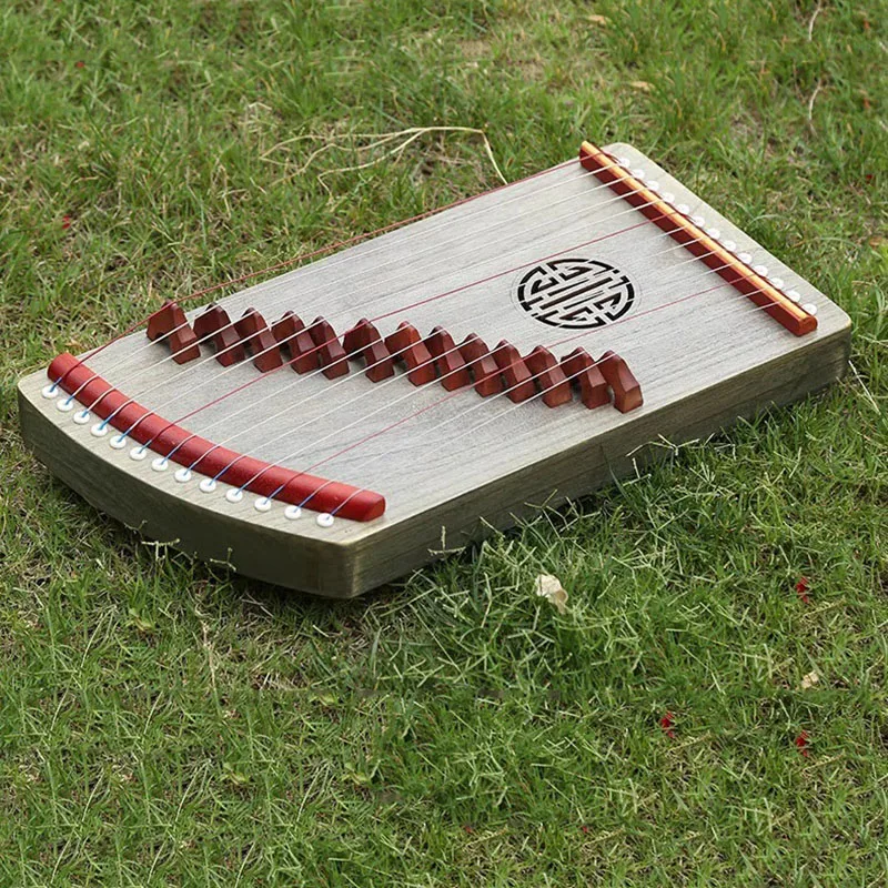 Guzheng Practice 13 Strings Professional Thumb Piano Portable Small Guzheng Mini Finger Piano Chinese Instrument Kalimba