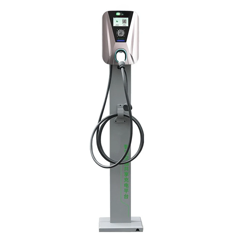 

New energy vehicle 7kw household and commercial fast and slow AC dark blue charging pile