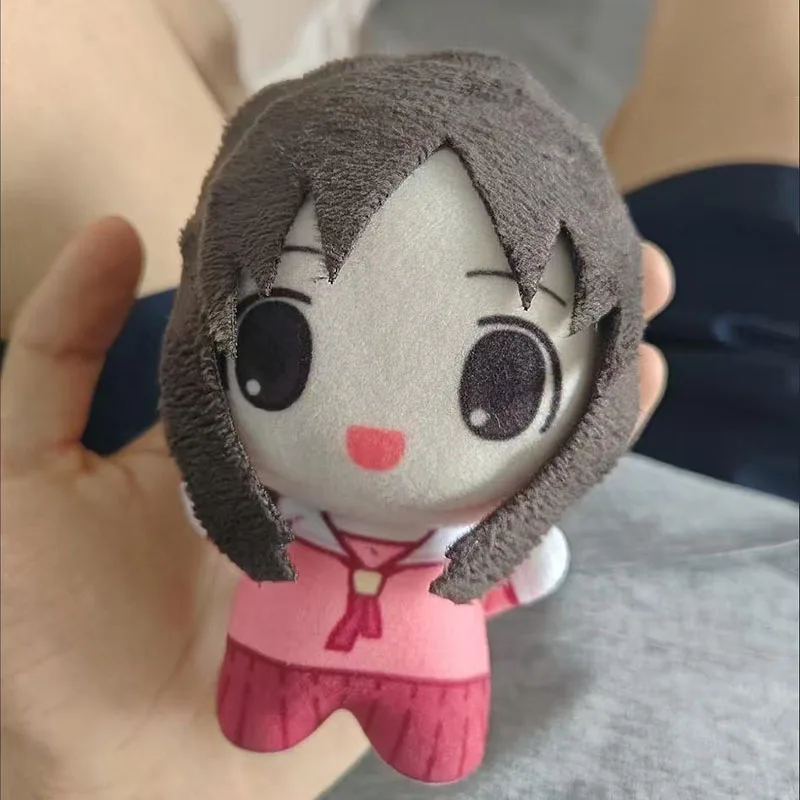 Pendant Kasuga Ayumu Plush Doll 10cm Printed Anime Azumanga Daioh Stuffed Toy Keyrring Plusie Dolls Present XMAS Collect Gift