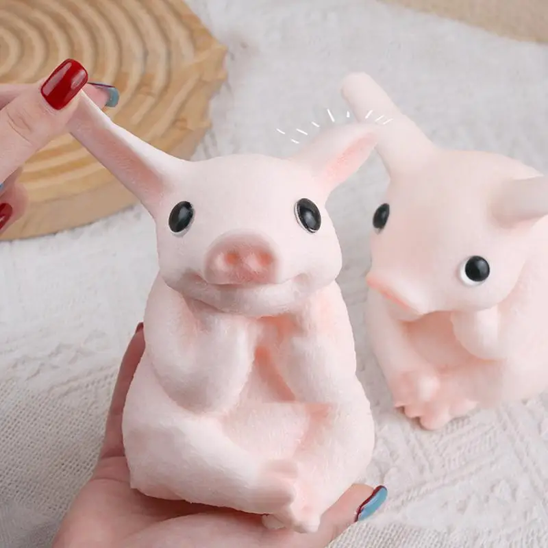 Animal Stress Balls Funny Animal Squeeze Sensory Toy 14cm/5.5inch Realistic Fidget Doll High Resilience Rebound Ball For