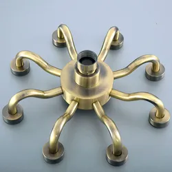 Vintage Retro Antique Bronze Shower Head Top Over Head Water Saving Bathroom Shower Sprayer Rainfall Shower Heads Lsh250