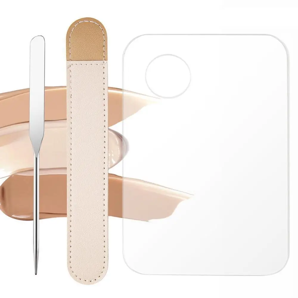 

Rod Face Mask Cream Scraper Blending Makeup Mixing Palettes Cosmetic Spatula Tool Make Up Palette Makeup Spatula Korean Set