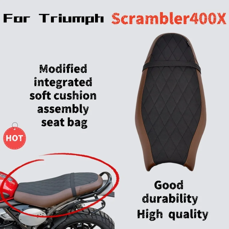 

For Triumph SCRAMBLER 400X modified integrated seat with soft cushion assembly