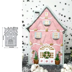 2025 New Arrival Christmas Warm House Knife Mould Metal Cutting Dies for DIY Scrapbooking Card Making Stencils Crafts