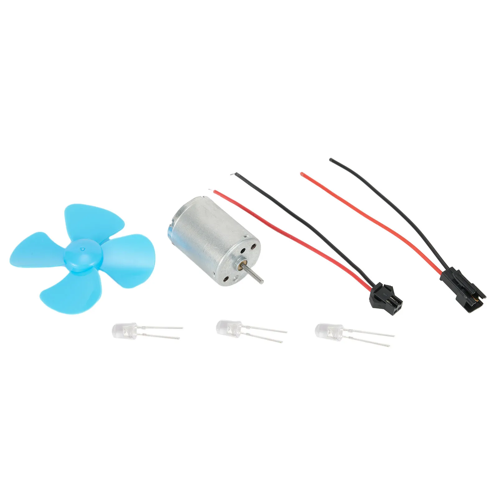 Windturbinengenerator-Kit mit 12-V-Dynamormotor und vierblättrigem Paddel für DIY-Windenergiesysteme und Stromerzeugung