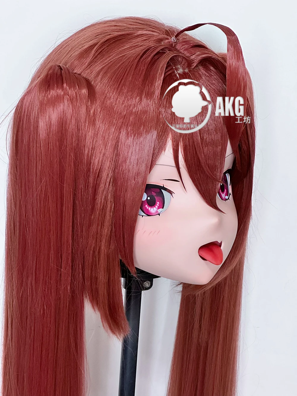 (AL115)Customize Character Crossdressing Female/Girl Resin Full/Half Head With Lock Anime Cosplay Japanese Animego Kigurumi Mask