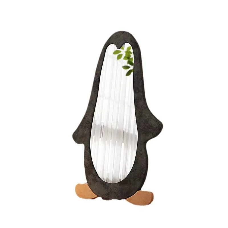 

Villa model room floor-to-ceiling mirror full-length mirror visual decoration ins wind full-body mirror