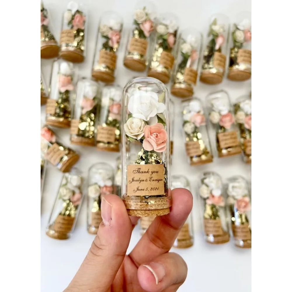 

Custom Wedding Favors for Guests, Wedding Favors, Glass Dome Cloche, Beauty and the Beast, Pa, 10 Pcs