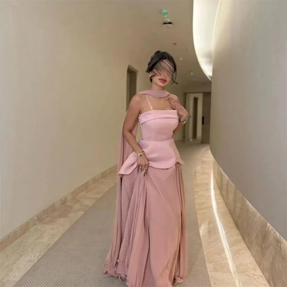 

Розовое вечернее длинное платье на заказ, вечерние платья Pastrol, унисекс, Джерси, ретро, Дубай, Саудовская Аравия, выпускной, по индивидуальному заказу