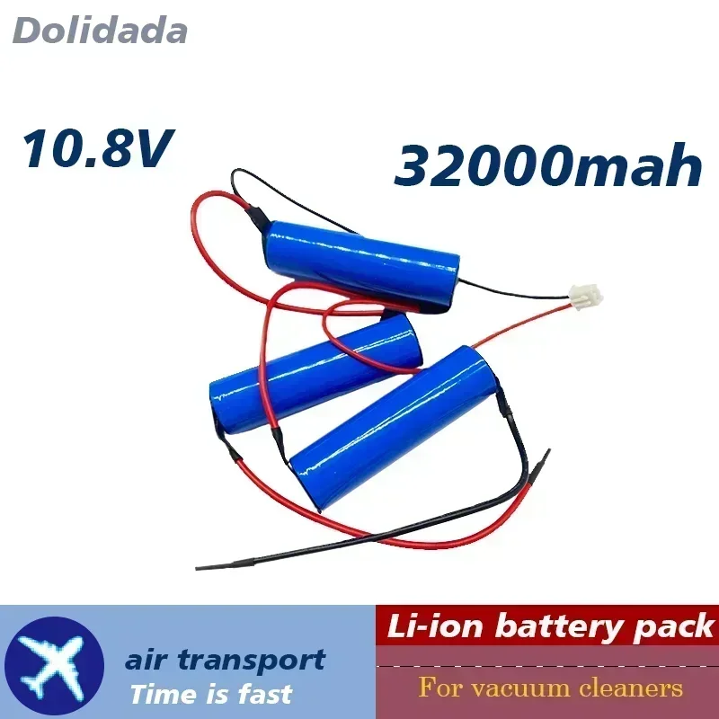 

Pack of 2 Li-ion Batteries 3200mAh for Electric Vacuum Cleaner And Electroluminescent Devices 10.8V Compatible with ZB3103 EL205
