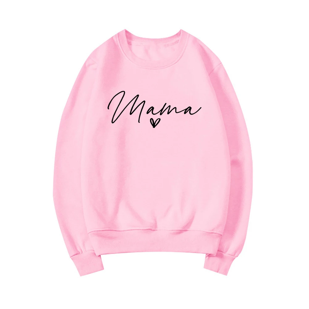 Mama Sweatshirt Pregnancy Reveal Sweatshirts Mama To Be Sweatshirt Gift for Mom Women Long Sleeve Pullovers Graphic Hoodies Tops