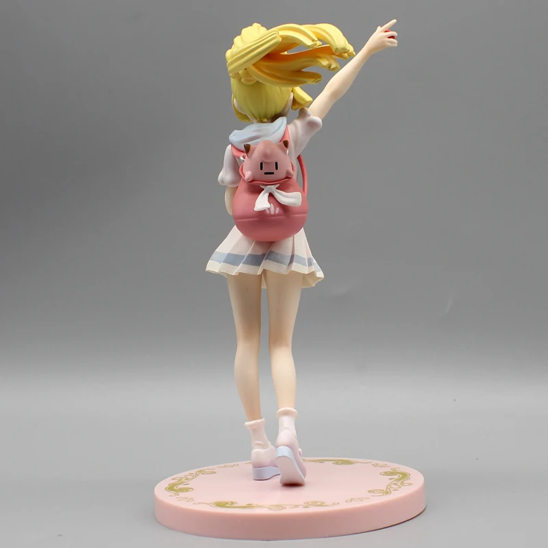 Pokémon Lillie Clefairy Action Figure para Crianças, Menina Anime Figurine, Coleção Modelo Kawaii, Estátua de PVC, Brinquedos Togepi, Presente de Natal