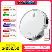 ILIFE V20 Robot Vacuum Cleaner, 5000Pa suction, SOF LiDAR Smart Navigation, APP Control, Customizable cleaning, Self charging