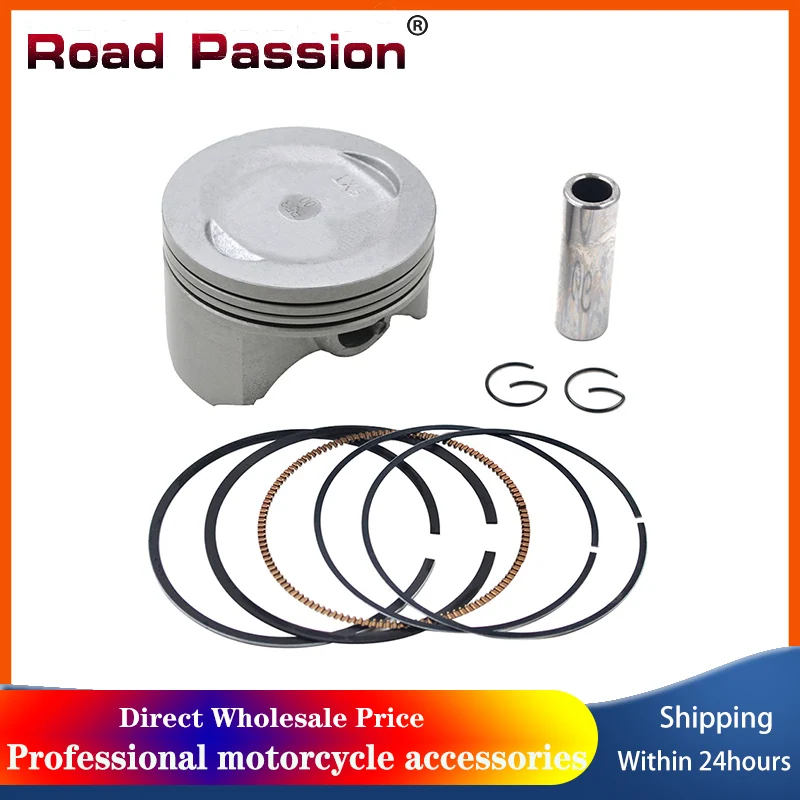 Road Passion Motorcycle Parts Size 74mm ~ 75.50mm STD ~ +150 Piston Rings For YAMAHA XG250 Tricker 250 2004-2007 XG 5XT-11631-00