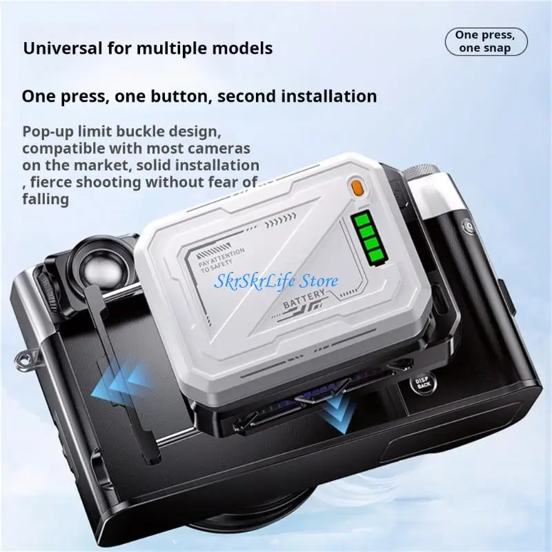 E65E ABS Phones Cooling Pad With Fast Heat Dissipation 75Mm for Smartphone Protect