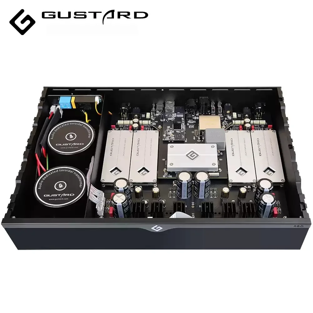 GUSTARD DAC-R30 Network Streaming DAC with 27-Bit Fully Discrete R2R & Built-in OCXO Clock Hi-Fi Digital Audio Decoder