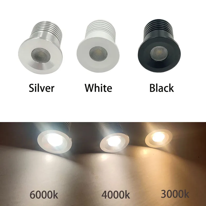 Dimmable 12V 24V 2W 3W Mini Led Spotlight Outdoor Light IP65 Skylight Home Hotel Sauna Waterproof Light Embedded Cut 27-28mm