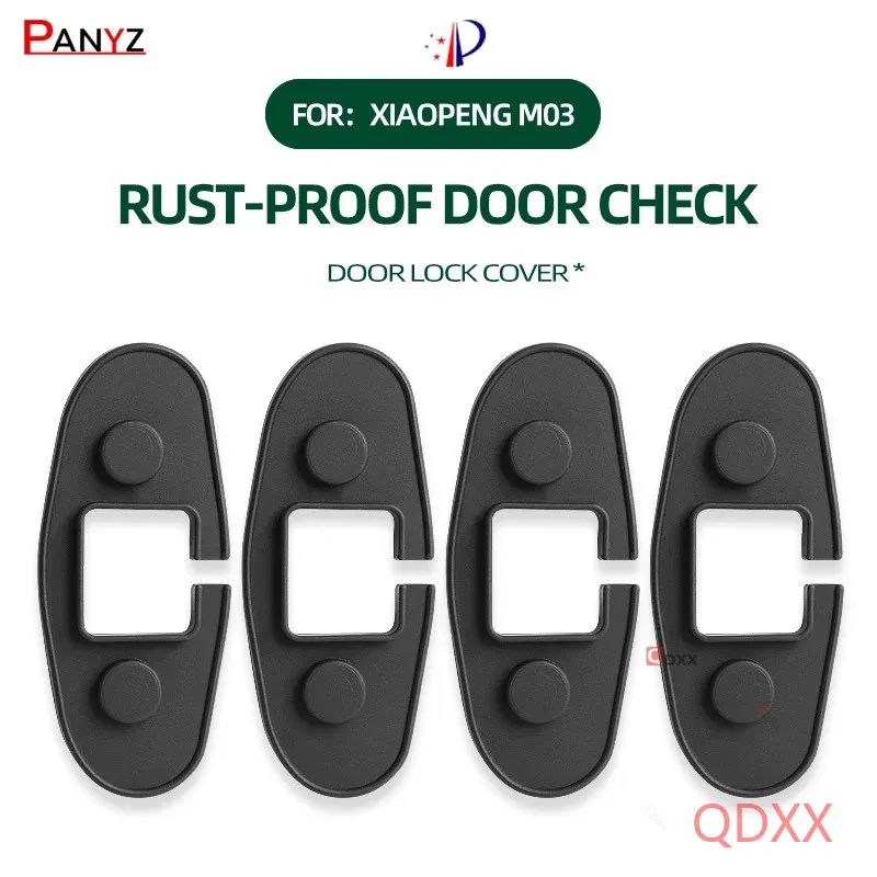 For Xiaopeng MONA M03 Door Limiter ABS Protection Cover Door Lock Buckle Cover Modification Model Silicone Door Arrester Pads