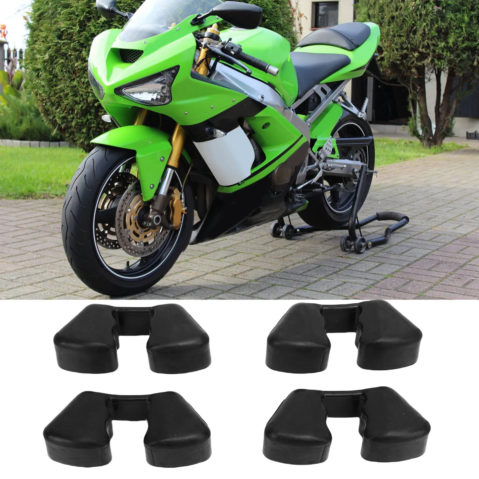 4 Uds amortiguador de cubo de rueda trasera 92160-1485 llanta de rueda trasera juego de amortiguadores de cubo de goma reemplazo para ZX600 ZX636 ZX6-RR ZX-6R