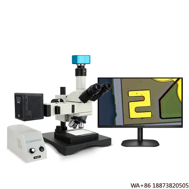 Metallographic Microscope Semiconductor Chip Microscope XYZ Measurement 1000x Magnification Height & Depth