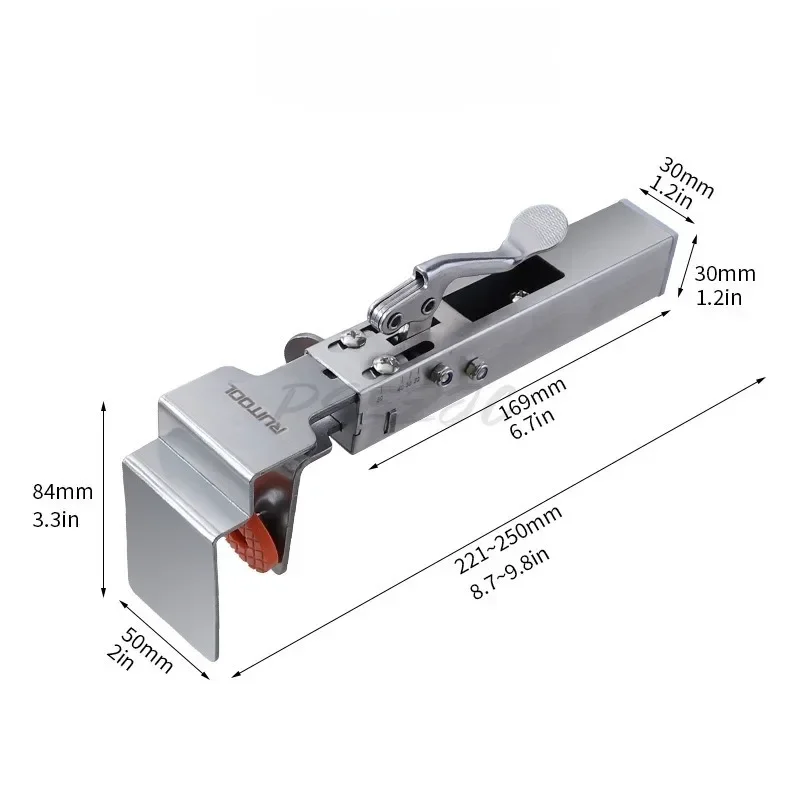 Press Type Quick Drawer Clamp Adjustable Telescopic Fixed Clamp No Need for Handle Drawer Installation Fixture Auxiliary Tool