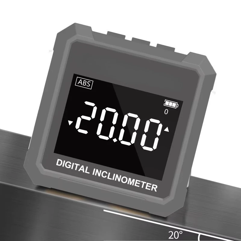 Cube Digital Inclinometer Angle Protractor 4×90° One‑Sided Strong Magnet For Woodworking Layout Measurement Hand Tool