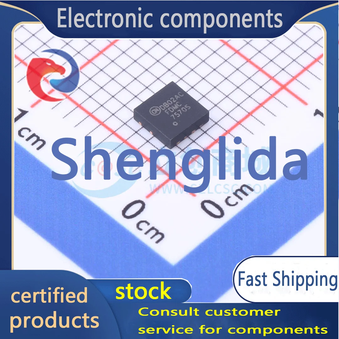 

FDMC7570S packaged PQFN-8 field-effect transistor (MOSFET) brand new off the shelf 1PCS