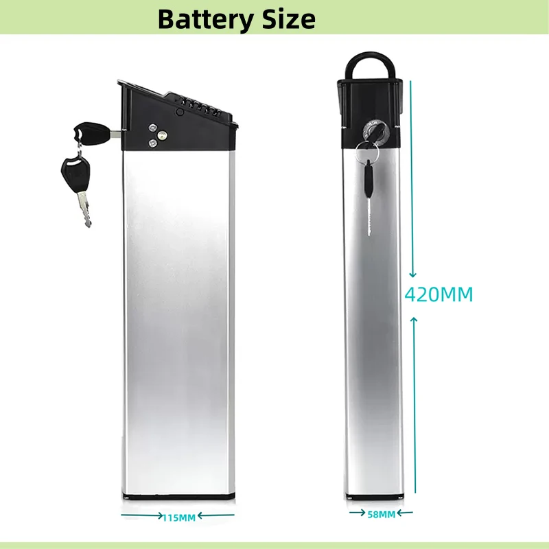 Replacement MATE X Folding eBike Battery 52V 48V 17.5Ah 13Ah 10.4 for 2022 New Engwe EP-2 Pro Engine Upgraded Version DCH-009
