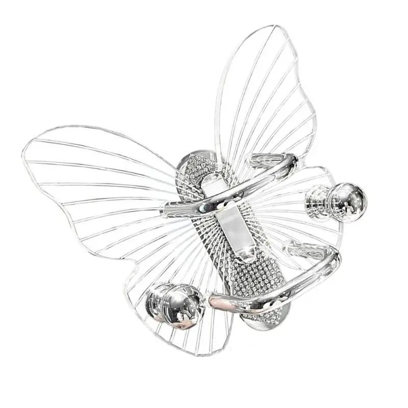 

E8BD Modern Acrylic Comb withLuxuriou Ornament Transparent Storage Shelf for Enhancing the Aesthetic of Any Setting