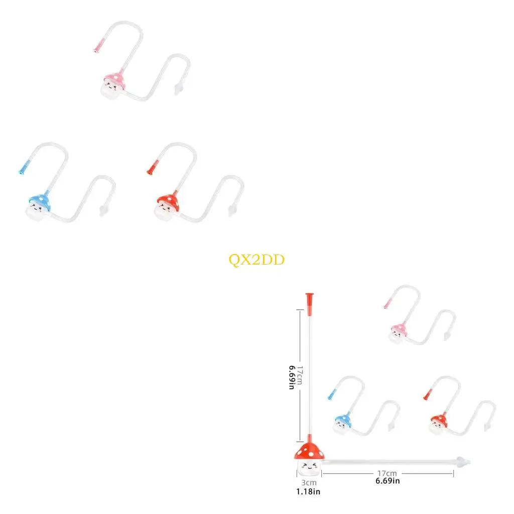 

QX2D Infant Nasal Aspirator Convenient & Hygienic Nose Unblocker Tool for New Parents