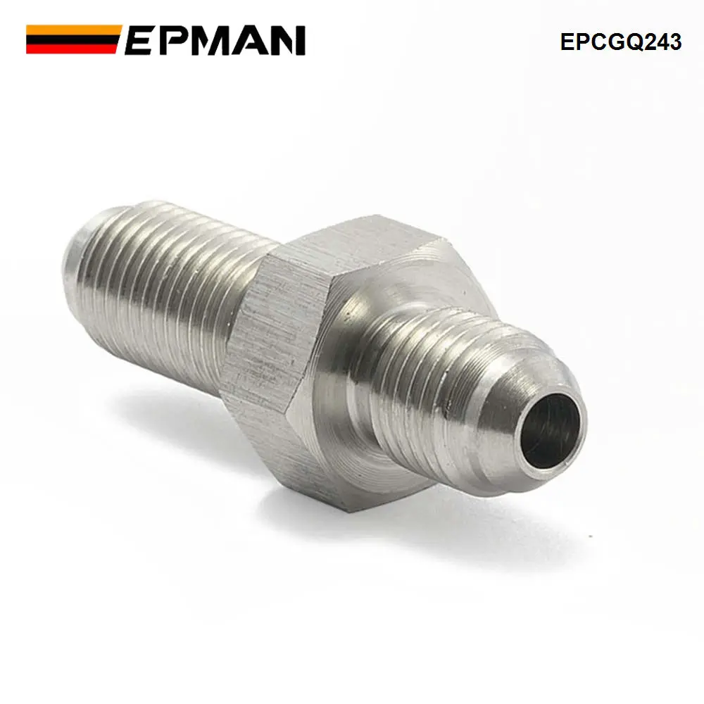 EPMAN uniwersalna stal nierdzewna-3 od 3 do 3, męski prosty Adapter grodziowy wąż paliwowy montażu EPCGQ243 — zdjęcie 5